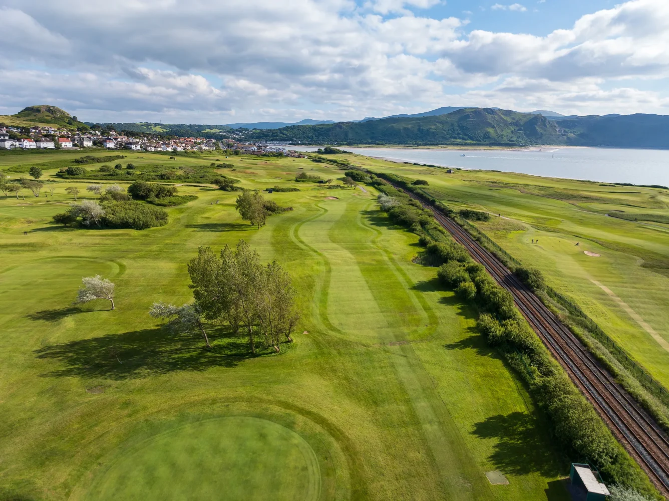 Hole 4, Tuag Adref, from the air