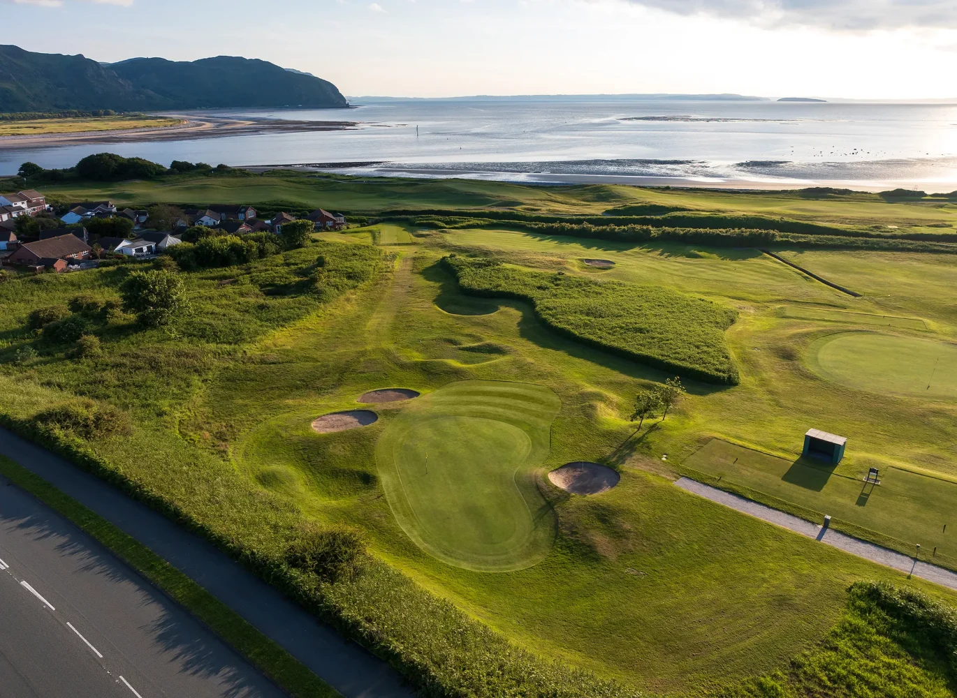 Hole 6, Vardre, from the air
